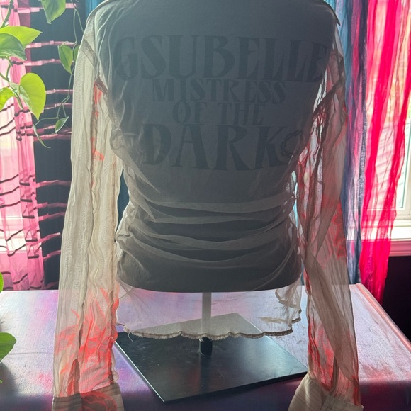 Gsus Sindustries from Amsterdam sheer blouse *rare* - Picture 5 of 14